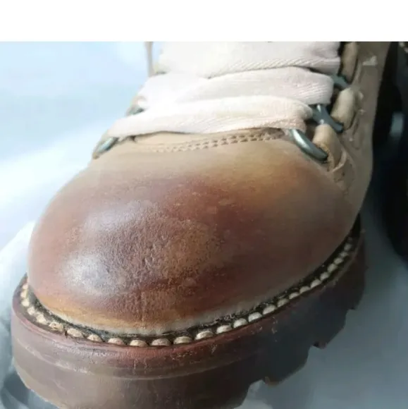 Frye Alta Leather Hiker Boots Women's' Size 7 B Tan &amp; Brown