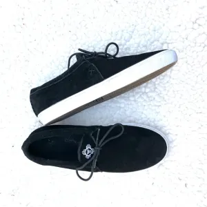 Frye Apache Black Suede Sneakers Mens Sz 8, Women’s Sz 10