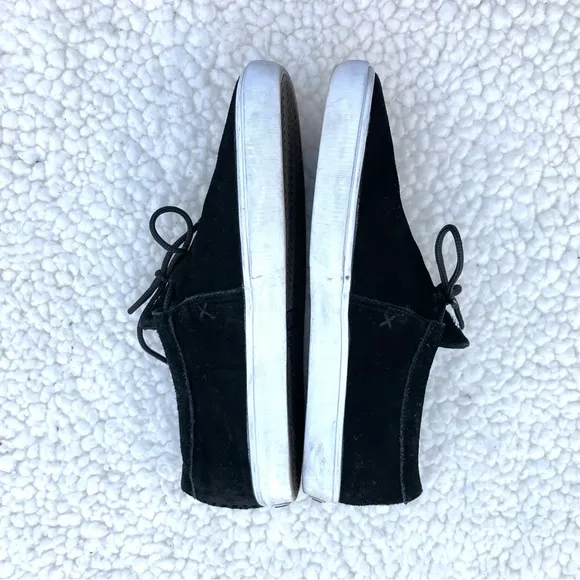 Frye Apache Black Suede Sneakers Mens Sz 8, Women’s Sz 10