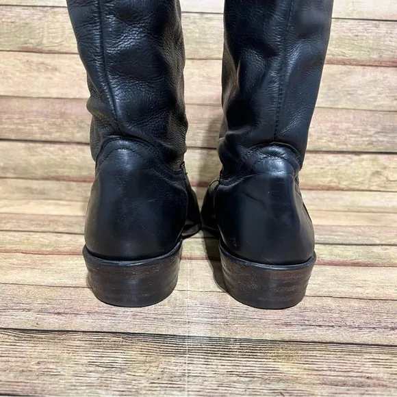 Frye Black Leather Pointed boots