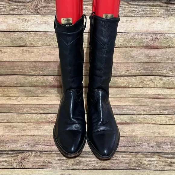 Frye Black Leather Pointed boots