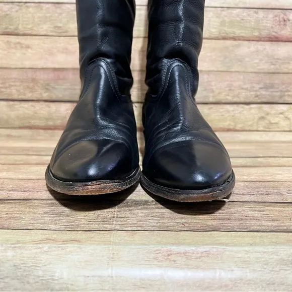 Frye Black Leather Pointed boots