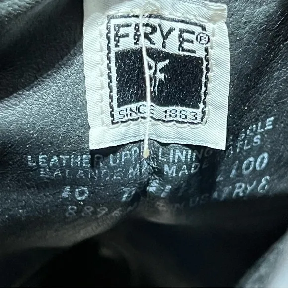 Frye Black Leather Pointed boots