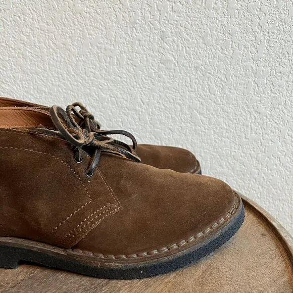 Frye Brown Suede Lace-Up Ankle Arden Chukka Boots Men's Size 7.5