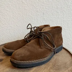 Frye Brown Suede Lace-Up Ankle Arden Chukka Boots Men's Size 7.5