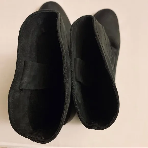 Frye Cara Roper Black Leather Boots