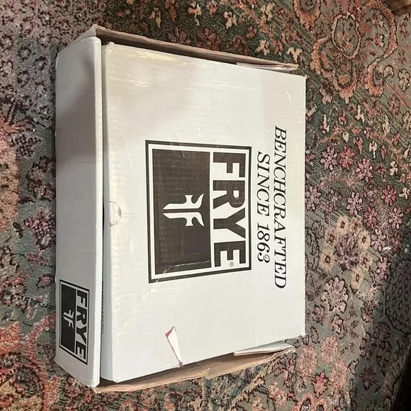Frye Hannah Engineer Gray Grey Suede Boots
