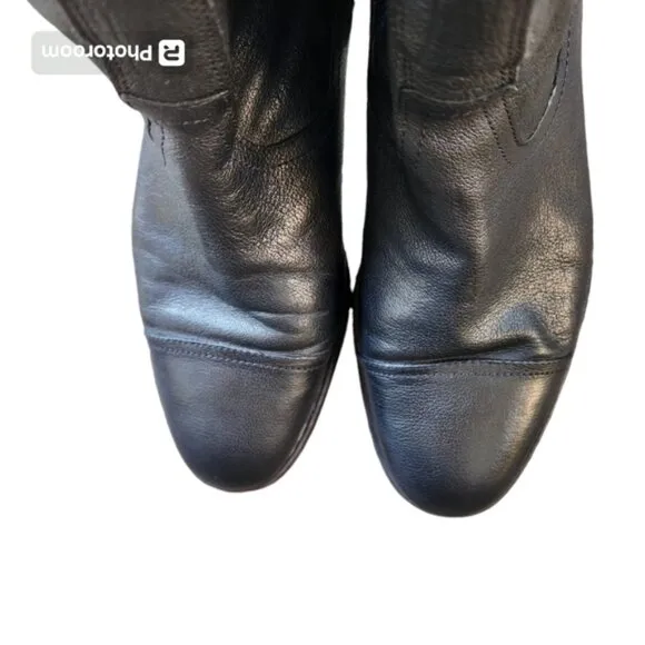 Frye James Men's chealsea boots size 9 D black leather