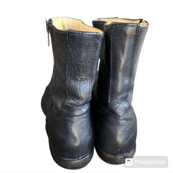 Frye James Men's chealsea boots size 9 D black leather