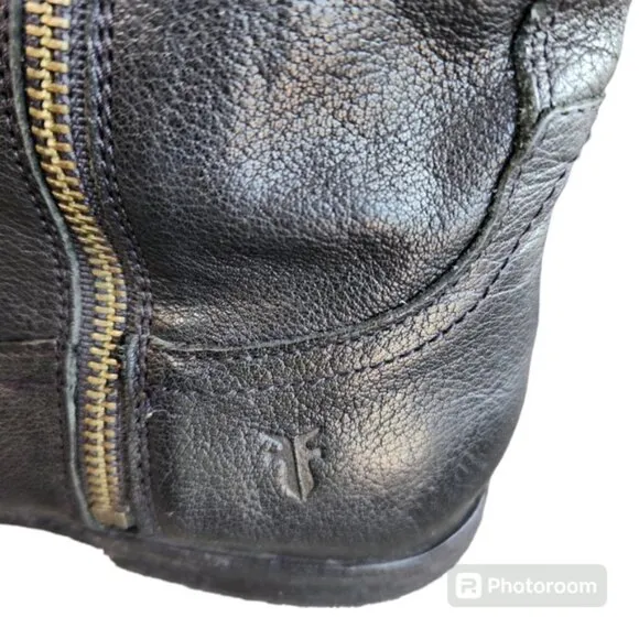 Frye James Men's chealsea boots size 9 D black leather