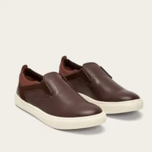 FRYE Mark Gore Leather Slip On Shoes