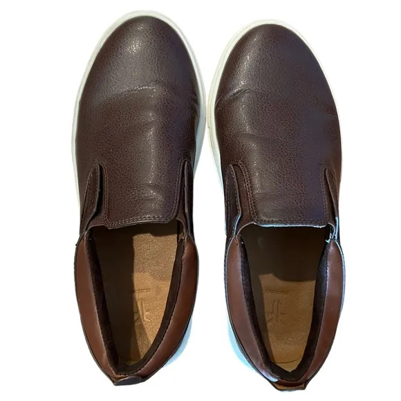 FRYE Mark Gore Leather Slip On Shoes