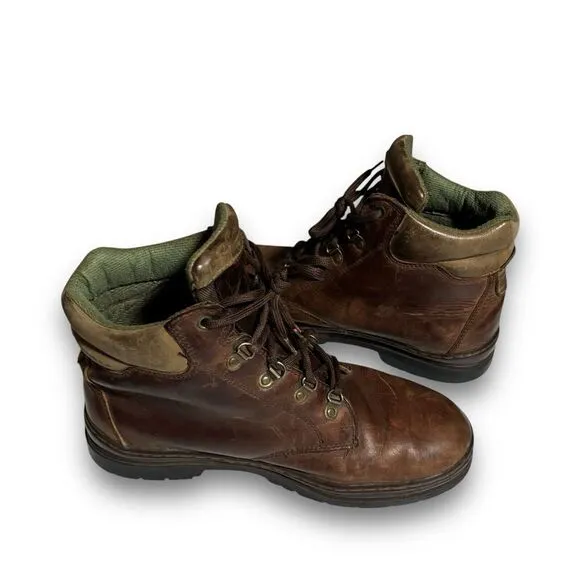 Frye Men's Lace Up Brown‎ Leather Boots Size 10.5