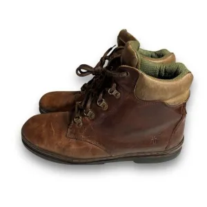 Frye Men's Lace Up Brown‎ Leather Boots Size 10.5