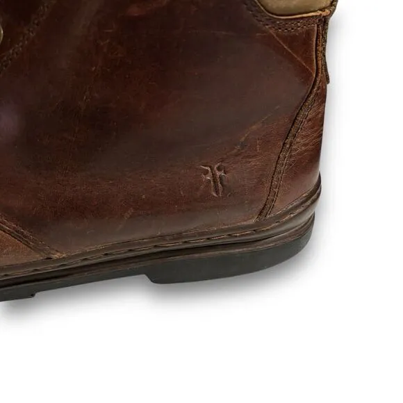 Frye Men's Lace Up Brown‎ Leather Boots Size 10.5