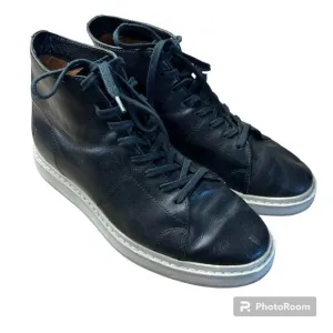 Frye Mid Top Lace Up Shoes Black Leather 3481205 Lace Up Casual Mens Size 9