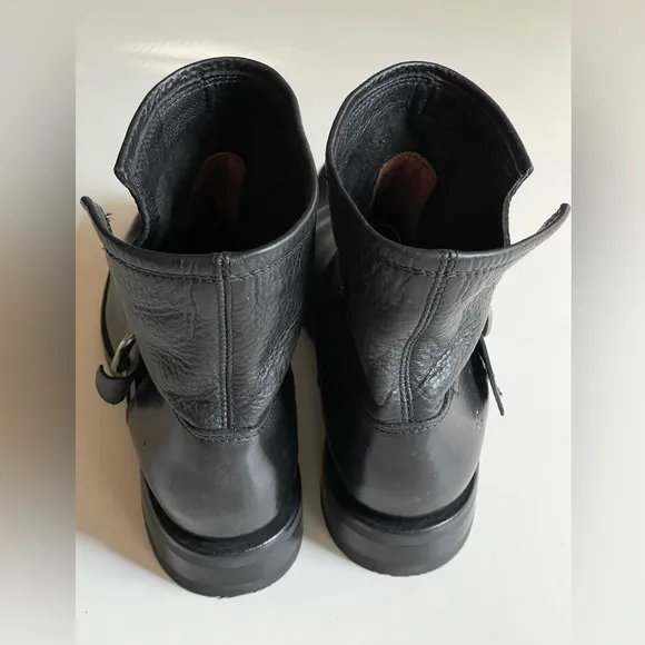 Frye Veronica boots black leather