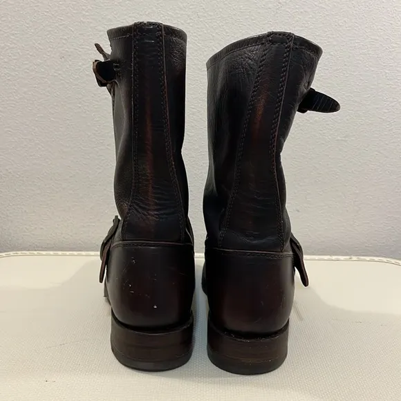 FRYE Veronica Short Slouch Leather Boots