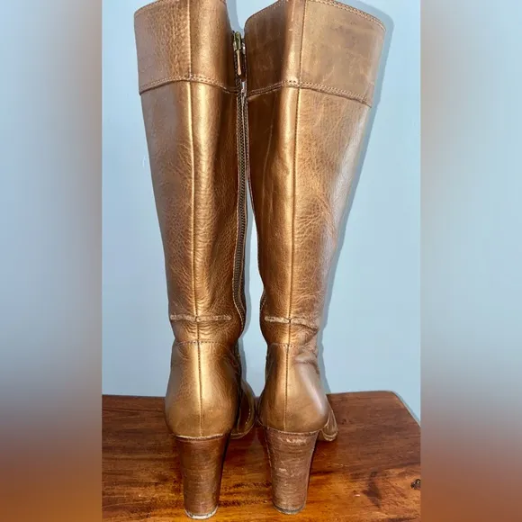 Frye Villager Knee High Lace Up Boots