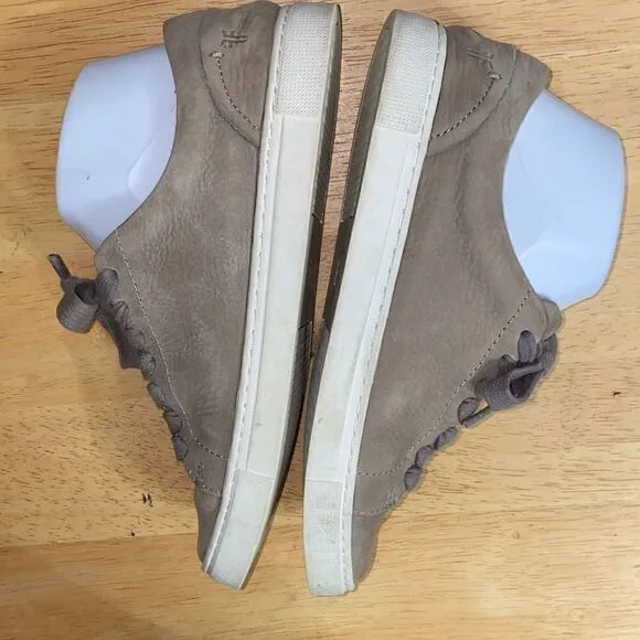 Frye tan suede sneakers size 6.5