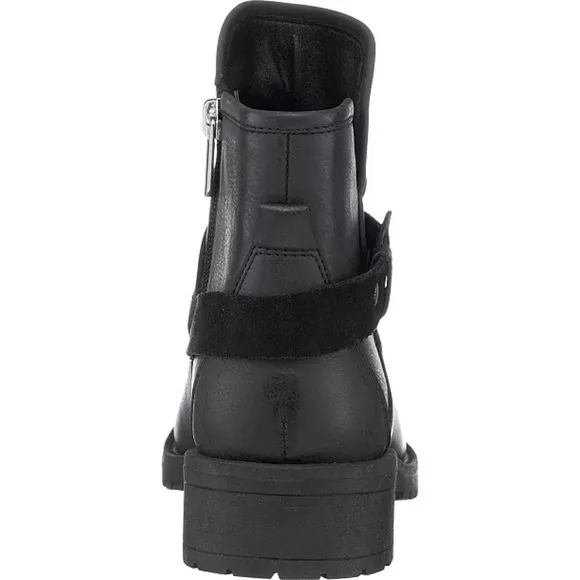 GC Shoes Black Moto Ankle Bootie