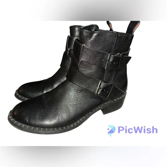 Gentle Souls by Kenneth Cole moto boots
