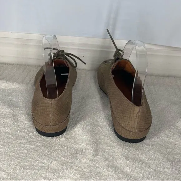Gentle Souls Kenneth Cole Sure Bet Textured Lace Up Oxfords Comfort Shoes 8.5