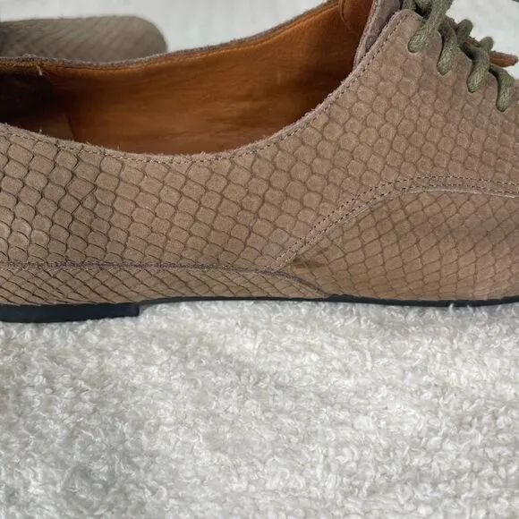 Gentle Souls Kenneth Cole Sure Bet Textured Lace Up Oxfords Comfort Shoes 8.5