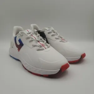 G/Fore Striped Quarter G MG4  Men's Size 12 White Red Blue Golf Shoes G4MS23EF28