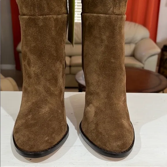 Gianni Bini Women’s Barrine Over-the-Knee Block Boots Size 6.5 M