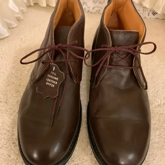 GIORGIO BRUTINI MENS CHUKKA FULL GENUINE LEATHER BOOTS