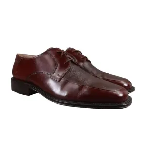 Giorgio Brutini Shoes Mens 12 Oxford Chukka Dress Classic Leather Lace Up Brown