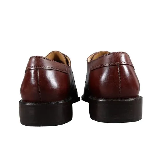 Giorgio Brutini Shoes Mens 12 Oxford Chukka Dress Classic Leather Lace Up Brown