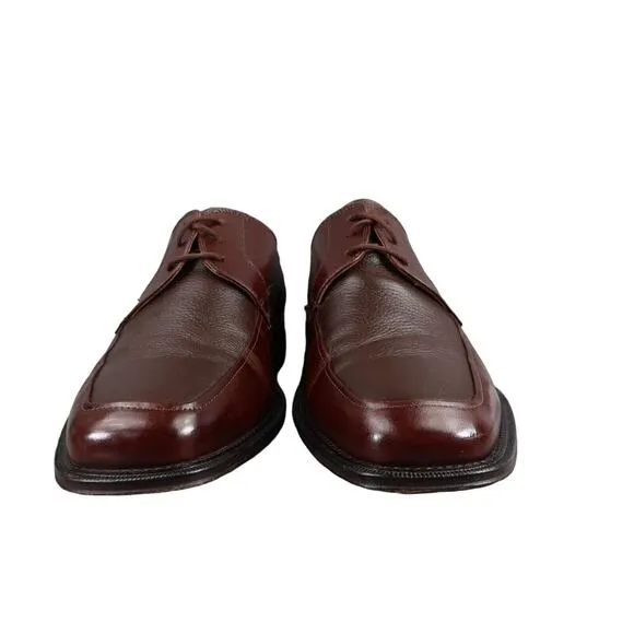 Giorgio Brutini Shoes Mens 12 Oxford Chukka Dress Classic Leather Lace Up Brown
