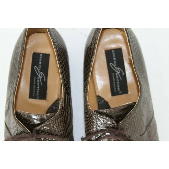 Giorgio Brutini Slaton Genuine Snake Oxford Shoes