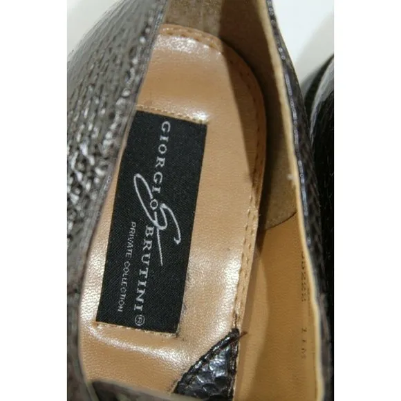 Giorgio Brutini Slaton Genuine Snake Oxford Shoes
