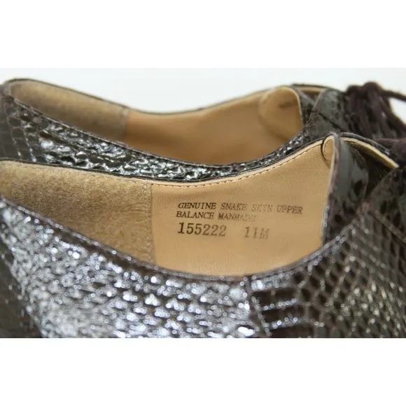 Giorgio Brutini Slaton Genuine Snake Oxford Shoes