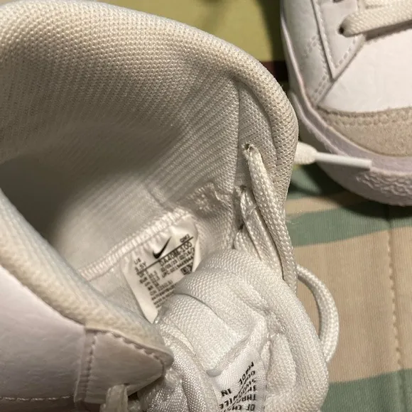 Girl’s Leather High Tops by Nike Brand. EUC!