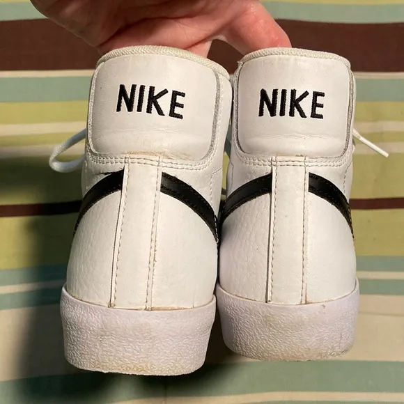 Girl’s Leather High Tops by Nike Brand. EUC!