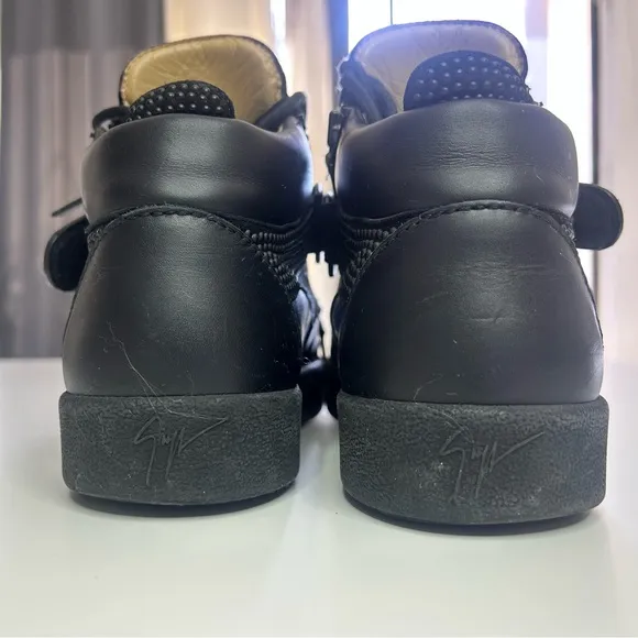 Giuseppe Zanotti | Shoes | Giuseppe Zanotti Mens Size 9 Black Leather...