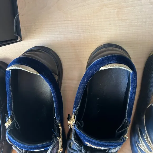 Giuseppe Zanotti Suede Zip Sneakers
