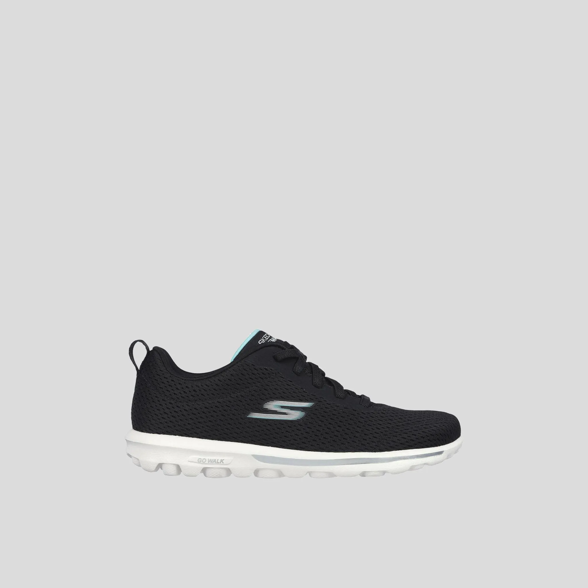 GO WALK Travel - Fun Journey | Black/Aqua Trim
