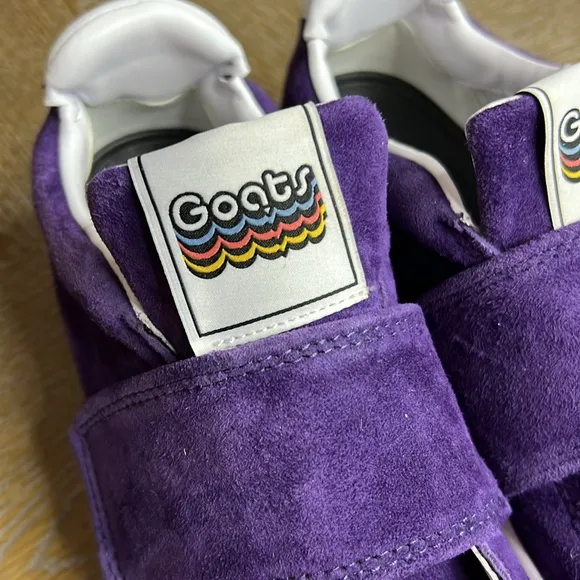 GOATS Purple Suede Sneakers 8.5