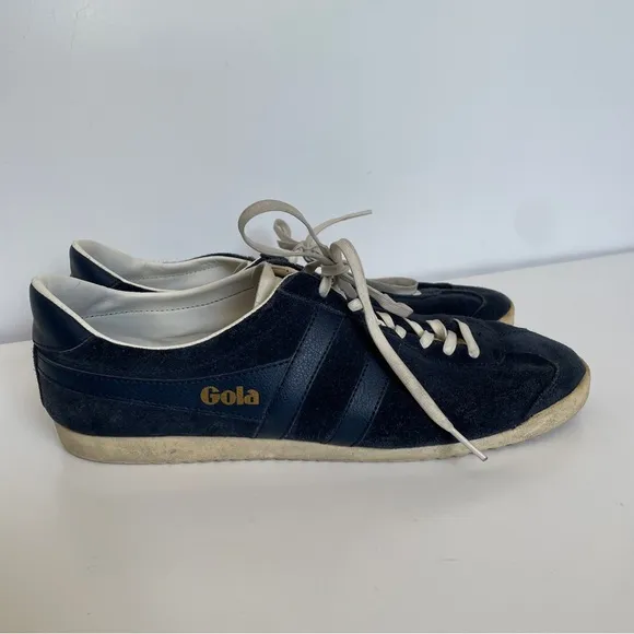 Gola Men's CMA 153 Bullet Suede Blue Classic Harrier Sneaker Size 11