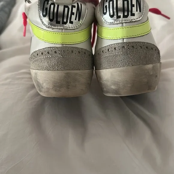 Golden Goose Deluxe Brand Sneakers - White, Pink and Neon