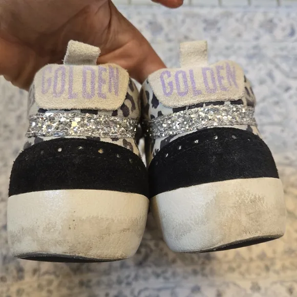 Golden Goose Leopard Midstar Sneakers