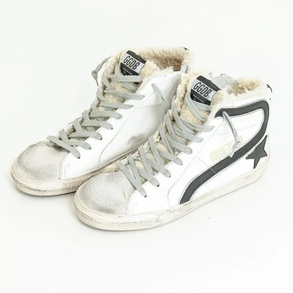 Golden Goose Slide Shearling Sneakers