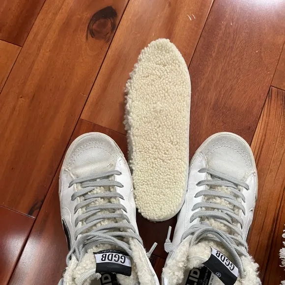 Golden Goose Slide Shearling Sneakers