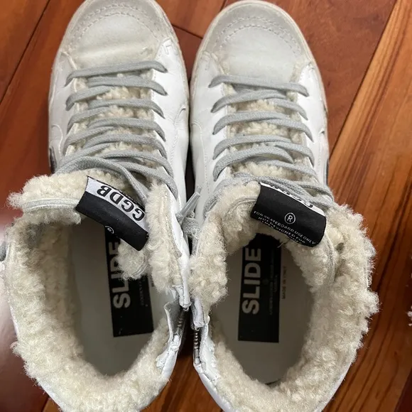 Golden Goose Slide Shearling Sneakers