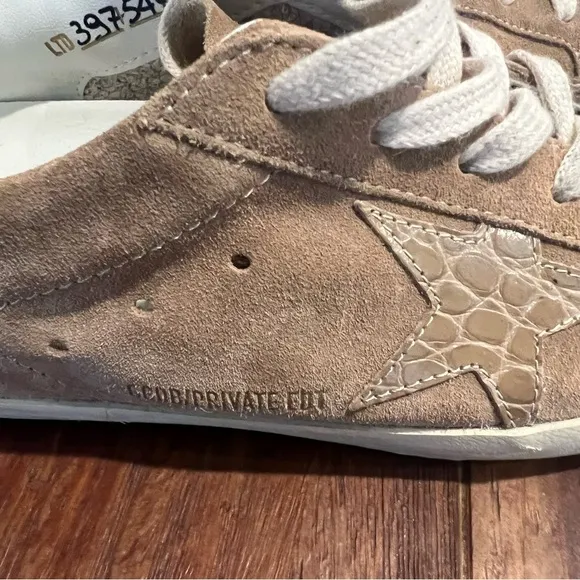 Golden Goose Super-Star Ladies Suede Sneakers Size 38